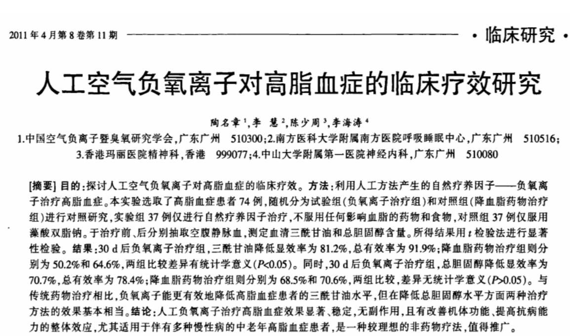 负氧离子