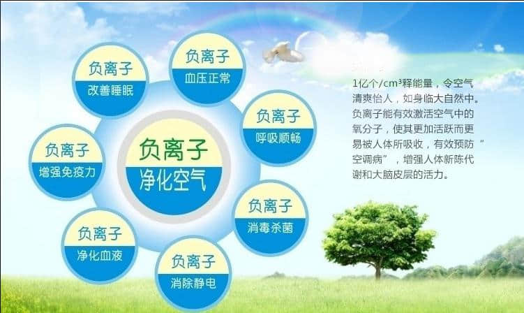 负离子的作用与功效有哪些呢？